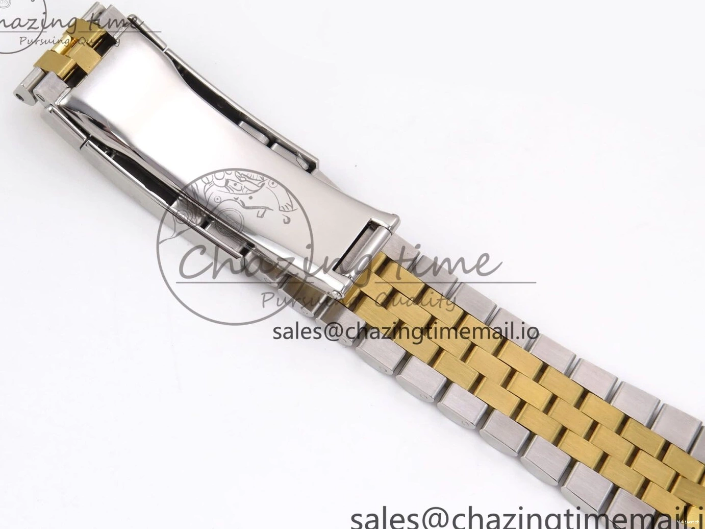 SS Best 41 Bracelet EWEF Stick DateJust Dial Jubilee A3235 White on Edition 126333 YG 0305